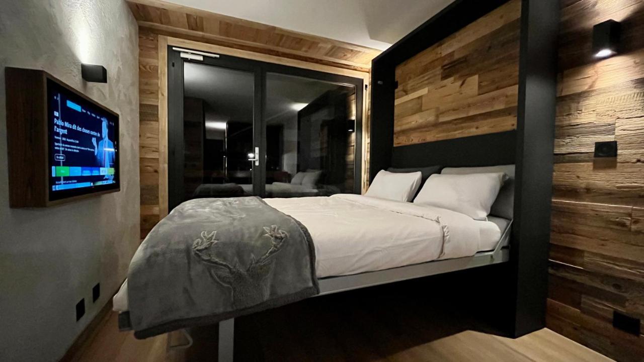 Les Cerfs - Appartement & Studio - Anzère Esterno foto