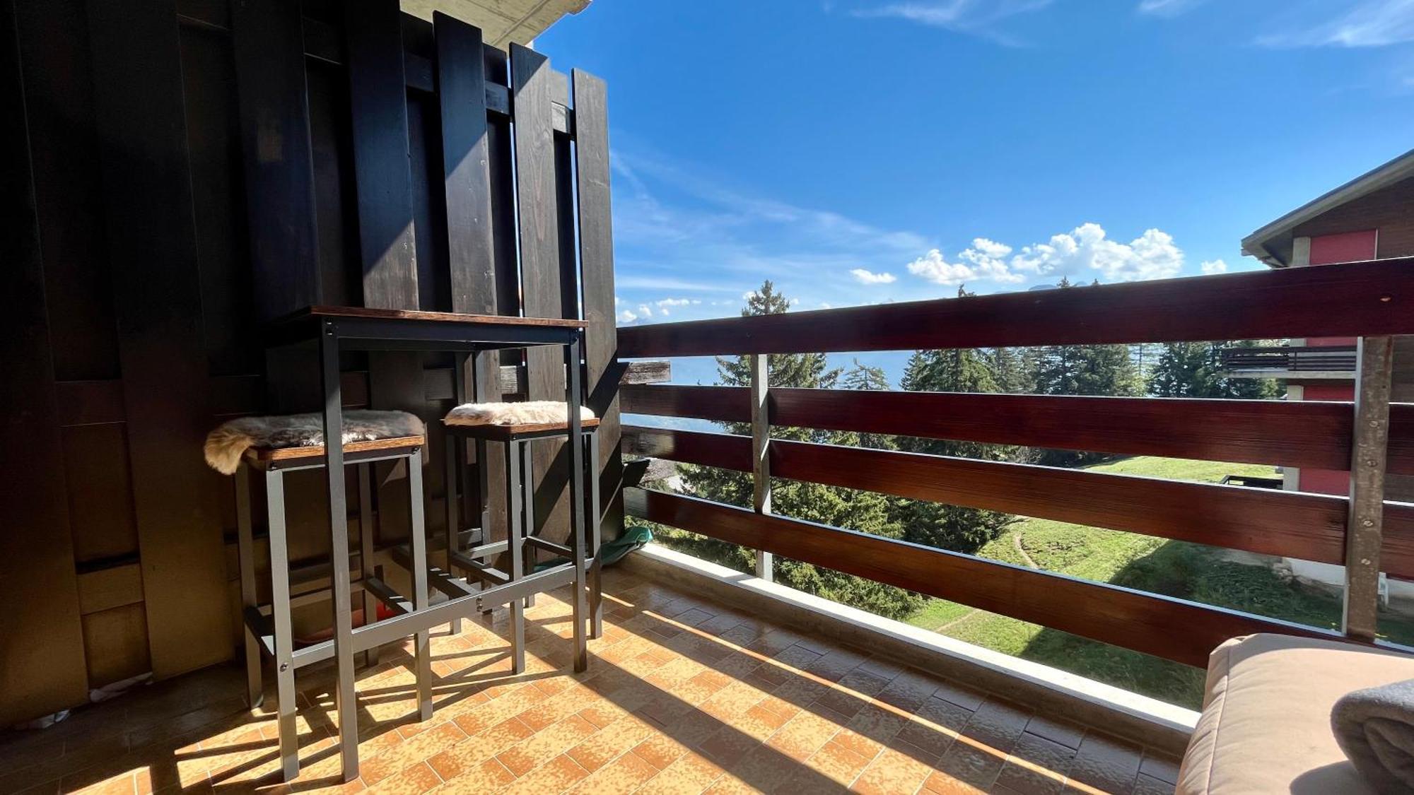 Les Cerfs - Appartement & Studio - Anzère Esterno foto